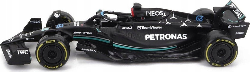 Maketi veturë Bburago Mercedes-AMG F1 W14 E Performance #63 George Russell, 1/43, diecast, Petronas