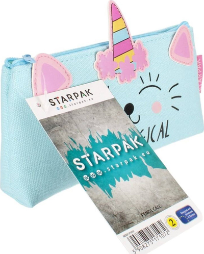 Penar Starpak Meow, si portofol, me zinxhir, blu me rozë