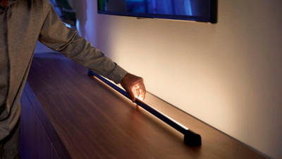 Lampë studio Philips Hue Play Gradient Light Tube, 125cm, LED, e bardhë