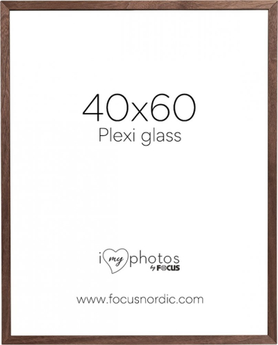 Kornizë fotografish Focus Soul, 40x60 cm, plexiglass, ngjyrë arre