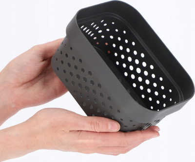 Kuti organizuese Curver Openwork, 1.4L, plastike, gri e errët