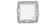 Ndërprerës kryq Icon 25IWP-6, White Matt, i bardhë