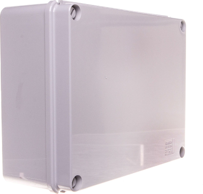 Kuti elektrike sipërfaqësore Gewiss GW44208, 240 x 190 x 90 mm, IP56, gri