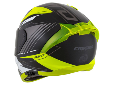 Helmetë moto Cassida Aero Drome, full face, polikarbonat, e zezë
