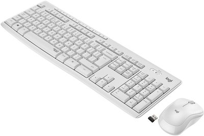 Set Logitech MK295 Silent, i bardhë