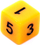 Set zaresh Rebel RPG, mat, 7 copë të verdhë