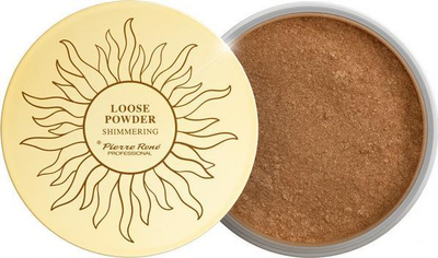 Puder e lirshme me shkëlqim Pierre René Shimmering Loose Powder, 6g, nuancë neutrale, ngjyrë bronzi