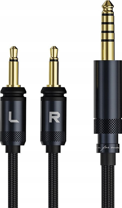Kabllo kufjesh FiiO LL RD 2024, 1.5m, 4.4mm edhe 3.5mm, e zezë