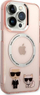 Mbulesë telefoni Karl Lagerfeld KLHMP14LHKCP, për iPhone 14 Pro 6.1", MagSafe, rozë