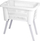Kosh rrobash Wendre Laundry Basket 38L, me këmbë, plastik, i bardhë