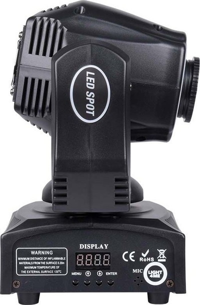 Reflektor lëvizës Light4Me Mini Spot 60 Ring, LED 60W, DMX, i bardhë