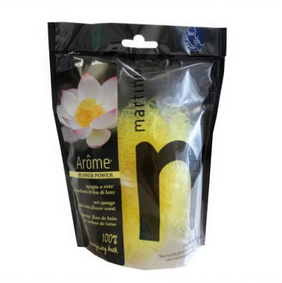 Sfungjer aromatik Banat Flower Power MSAR04806, për dush, i verdhë