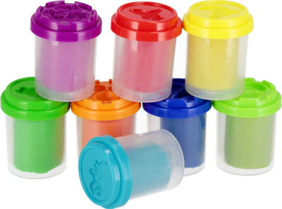 Plastelinë MEGA CREATIVE Doh Tube, set 8 ngjyra