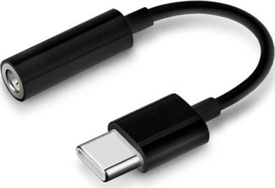 Kabllo lidhëse HF, USB-C në Jack 3.5 mm, e zezë