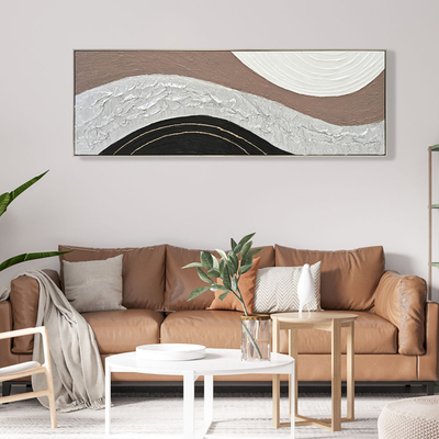 Pikturë muri Abstract 152x4,5x52Hcm (HM4552.02), bezhë