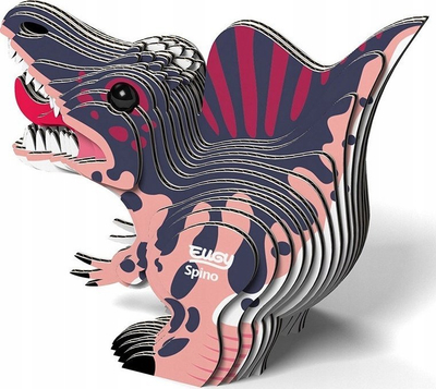Puzzle 3D Eugy Spino, dinosaurus kartoni, shumëngjyrësh