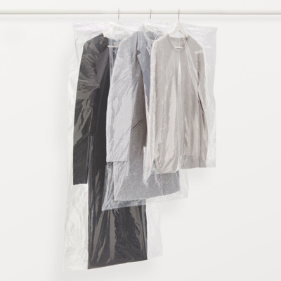 Mbulesa rrobash Rayen, set 3 copë, 65x150 cm, transparente