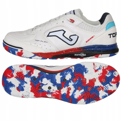 Atlete futsalli Joma Top Flex Rebound 2602 IN, nr 45.5, lëkurë natyrale, të bardha