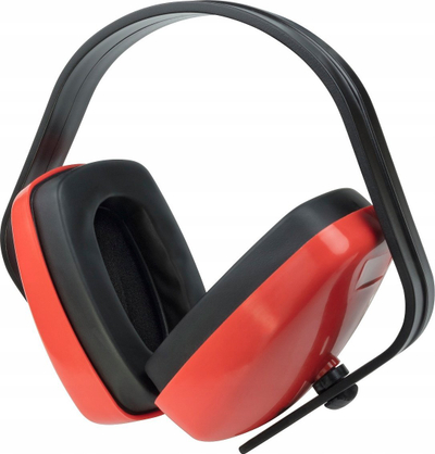 Mbrojtëse veshi Wolfcraft 4957000, 29 dB, e kuqe