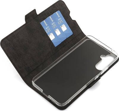 Këllëf telefoni Wave Book Cover për Samsung Galaxy A34 5G, stil libër, i zi