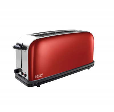 Toster Russell Hobbs Colours Long Slot 21391-56, 1100W, 6 nivele thekje, i kuq