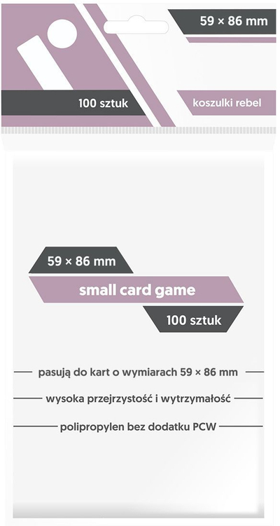 Këllëf për letra loje Rebel Small Card Game, 100 copë