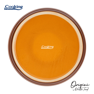 Tenxhere me kapak Heinner Origini by Chef Nicolai Tand, 6L, qeramike, portokalli gradient