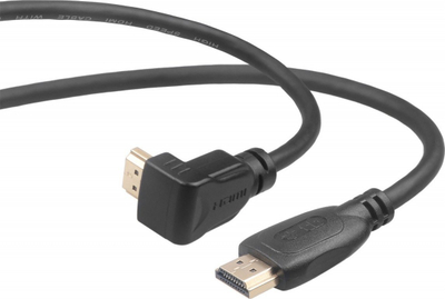 Kabllo HDMI TB V2.0, 1.8 m, këndore, e zezë