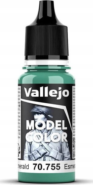 Акрилна боја Валејо Модел Колор VJP70755, 18 ml, Светло смарагдна