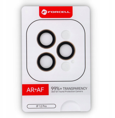 Qelq mbrojtës kamere Forcell Premium, për iPhone 12 Pro Max, 1 copë, grafit