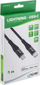 Kabllo USB InLine USB C në Lightning, 1 m, i zi