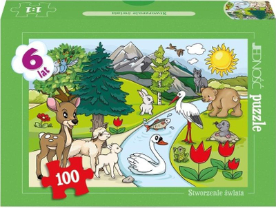 Puzzle Jedność Krijimi i Botës, 100 copa, shumëngjyrësh
