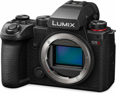 Aparat fotografik Panasonic Lumix DC-S5 II, Full Frame 24.2MP, video 6K, ngjyrë e zezë