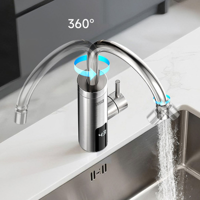 Rubinet Teesa TSA4106, ngrohës uji 3000 W, çelik inox, argjendtë