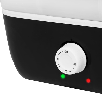 Ngrohës peshqirësh Elegante 10, 600W, rezervuar 1L, i zi e bardhë