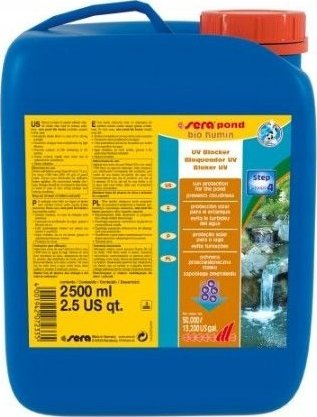 Solucion për pellgje Sera Pond Bio Humin, 5L, bllokues UV, kundër algave