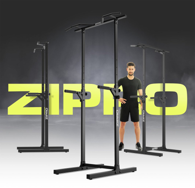 Set palestrë Zipro, dip bar i pavarur, shufër tërheqëse, litar kërcimi