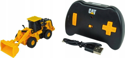 Eskavator me telekomandë Carrera CAT RC-950M, 1:64, i verdhë