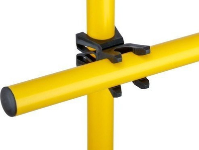 Kapëse lidhëse për shtylla trajnimi YakimaSport Connector, diametër 25mm, me rregullim lartësie, e zezë