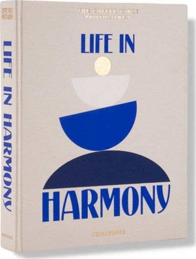 Album fotografik PRINTWORKS Most Wanted Gifts Life in Harmony, format i madh, faqe të zeza, i zi