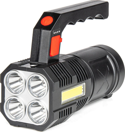 Dritë dore LED Rechargeable 300lm, 1200mAh, e zezë