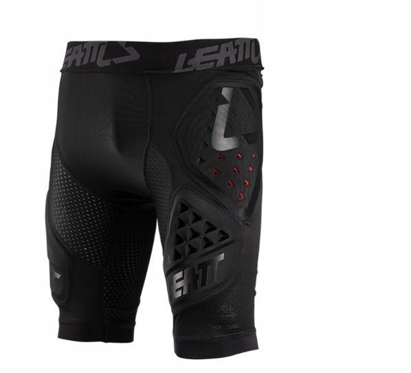 Shortse mbrojtëse LEATT Impact Shorts 3DF 3.0, me mbrojtëse, madhësia L, të zeza