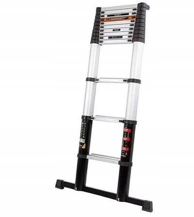 Shkallë teleskopike Batavia BAT7063670 Professional, 3.81 m, alumin, gri