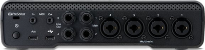 Interfejs audio PreSonus 2777700504, USB C, për në tavolinë, i zi