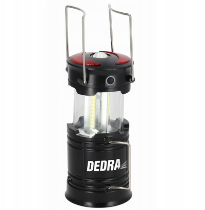 Llambë kampingu Dedra L0940, 300lm, bateri 1200mAh, e zezë