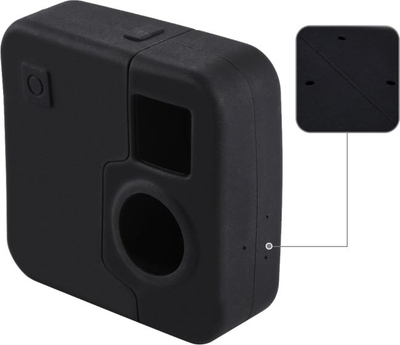 Këllëf silikoni Puluz për GoPro Fusion, mbrojtës, i zi