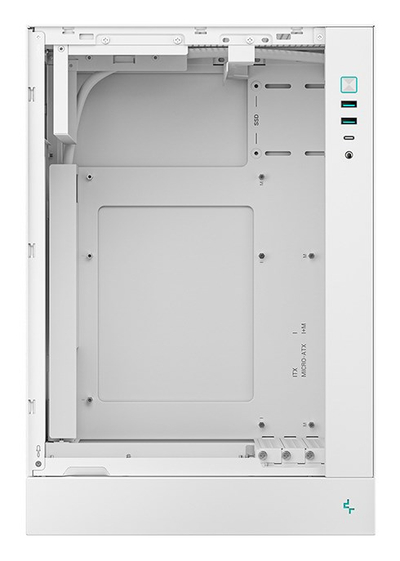 Kutia PC Deepcool Mini CH170 Plus, mATX Mini ITX, e bardhë
