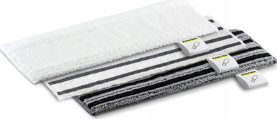Set Pëlhurash për Dysheme Karcher Allrounder, 3 copë, për pastrus me avull SC EasyFix, bardh e gri