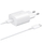Полнач за телефон Samsung Super Fast Charging 25W, USB C, со кабел 1 m, бел