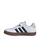 Atlete për kalamaj Adidas VL Court 3.0 Jr ID9155, lëkurë, mbyllje me shirit ngjitës, bardh e zi